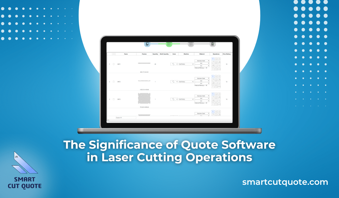 The Significance of Quote Software in Laser Cutting Operations