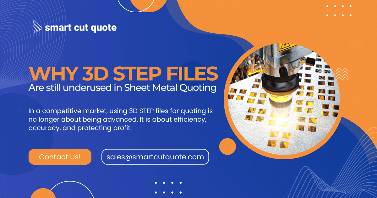 Why 3D STEP Files Are Still Underused in Sheet Metal Quoting
